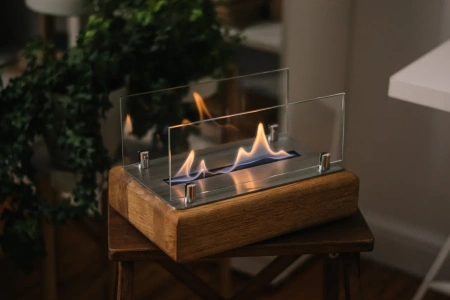 Настольный биокамин Firezo Wood Brown