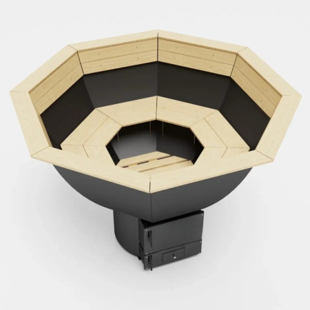 Спачан банный чан черный металл 1800мм